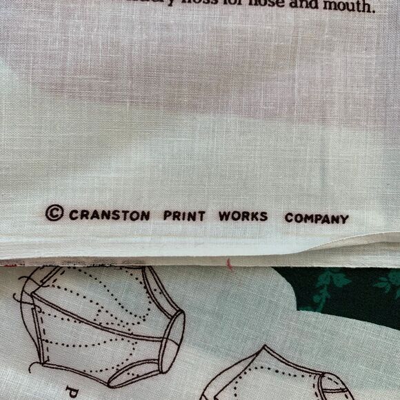 Cut Sew Soft Sculpture Bear Fabric Panel Tapestry Holiday Christmas Crafts Vtg - Picture 4 of 4